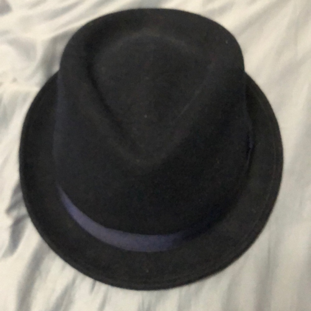 Small Blue Wool Stetson Fedora